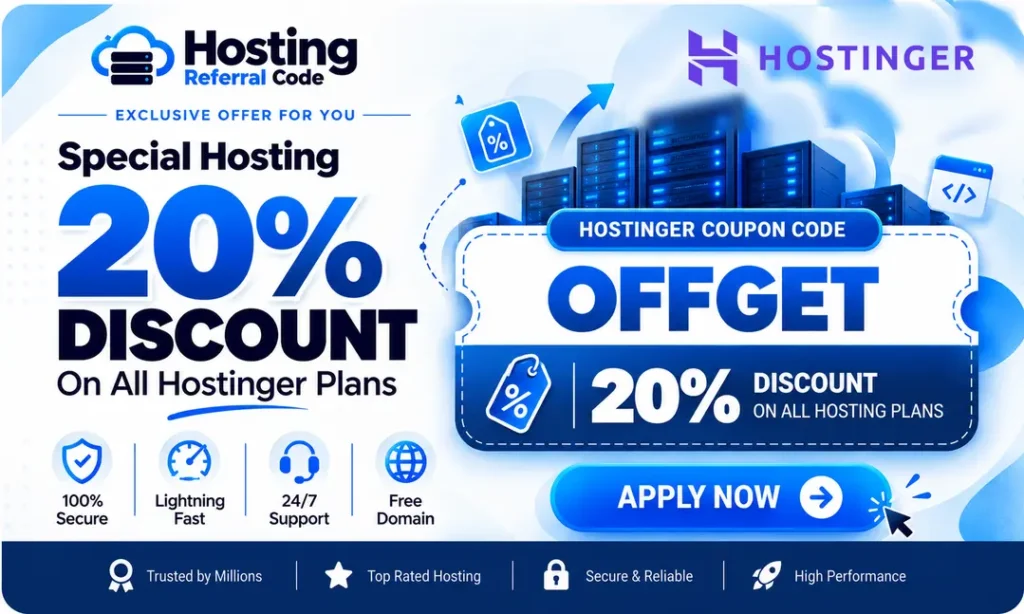 hostinger coupon referral code